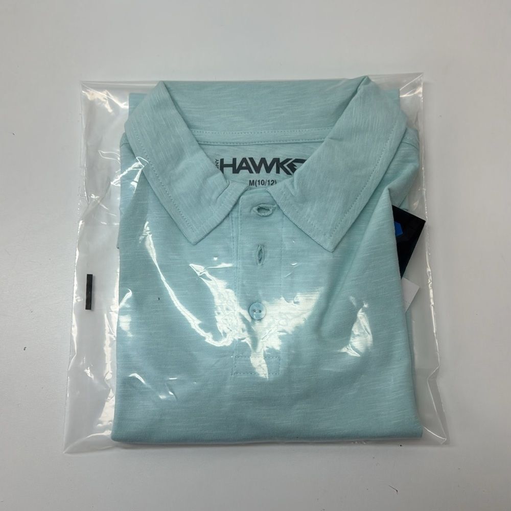 🔥Tony Hawk Blue Polo Shirt Classic Design Sz M 10/12 New